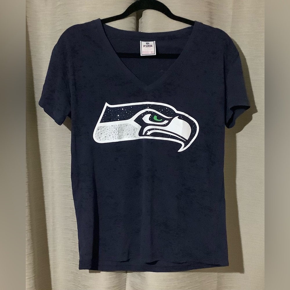 Seahawks Victoria secret Pink Love Shirt
